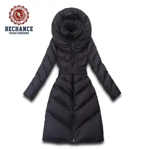 महिलाओं के लिए उच्च गुणवत्ता वाली स्लिम जैकेट लॉन्ग डाउन कोट, आउटडोर कपड़े फर कोट, सर्दियों के कपड़े, महिलाओं के लिए पफर जैकेट