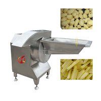 Frietjes Groente Fruit Kubus Snijmachine Aardappelchips Verwerking Strip Cutter Voor Industrieën
