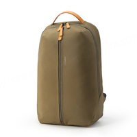 Sac à dos professionnel de luxe unisexe pour ordinateur portable, avec fermeture éclair RFID étanche, motif géométrique en nylon, grande capacité, portable