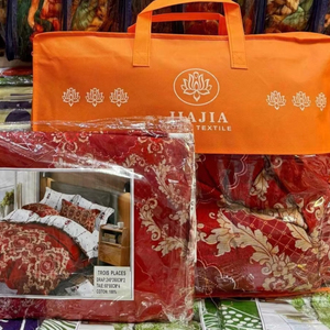 Bông Comforter 3 nơi couette de thắp sáng coton Comforter Bộ 7 miếng Duvet <span class=keywords><strong>SET</strong></span> Bông bộ đồ giường bộ với Duvet draps de lit - Product Image 1