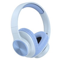 Headset Portabel Over-Ear BT Headphone 8 Jam Waktu Bermain Baterai Tahan Lama LED Headphone Nirkabel Pro Max Berkualitas Tinggi