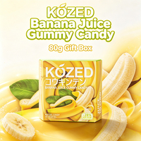 Fabrieksgroothandel Peeling Banana Gummy Candy Grappige Schilervaring Fruit Smaak Kauwgom Snoep Bulk Leverancier