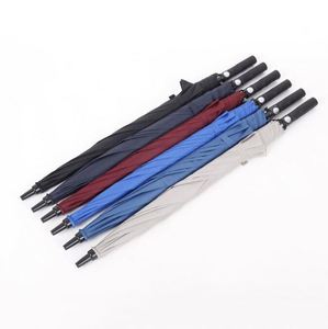 High Quality 30 Inch Large Windproof logo Prints Big Luxury Promotional Branded Custom Straight Golf <b>Umbrella</b> for the Rain - Product Image 5