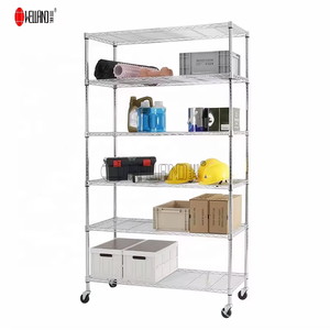 Nhiệm vụ nặng nề 6 tầng sơn tĩnh điện kim loại lưu trữ dây Kệ NSF phê duyệt di động bán hàng Dây giá kệ - Product Image 4