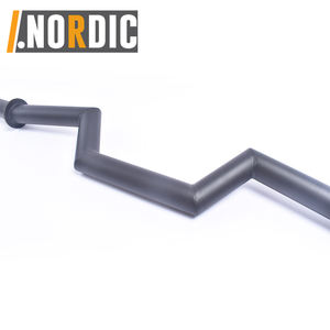 Comercial FAT <span class=keywords><strong>EZ</strong></span> Curl <span class=keywords><strong>Barra</strong></span> de 2 pulgadas Fosfato negro con recubrimiento en polvo Ideal para rizos de bíceps y tríceps para entrenamiento de lucha libre de brazos - Product Image 4