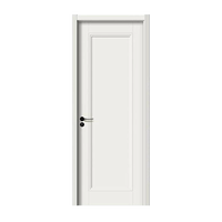 Portes en bois massif turques ignifugées au Liban, porte de chambre à coucher moderne en bois massif noir, porte intérieure en bois