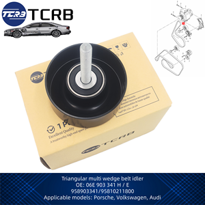 TCRB ididnew segitiga Multi Wedge Belt Idler untuk CAYENNE Audi Q7 Volkswagen Touareg 1 tahun garansi - Product Image 2