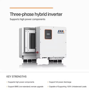 เมกาเรโว ซีรีส์ H3 ระบบไฮบริดสามเฟส 8kW 10kW 12kW 15kW 400V ออน/ออฟกริด ระบบไฮบริดพลังงานแสงอาทิตย์แรงดันสูง - Product Image 1