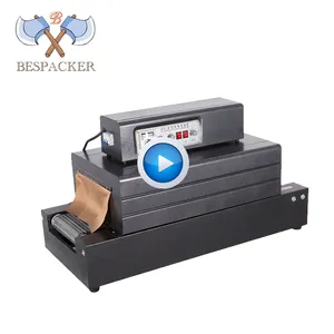 Bespacker BS-B300 * 150 fabrika fiyat küçük küçültme sarma makinesi/shrink film makinesi/ısı ile daralan ambalaj makinesi