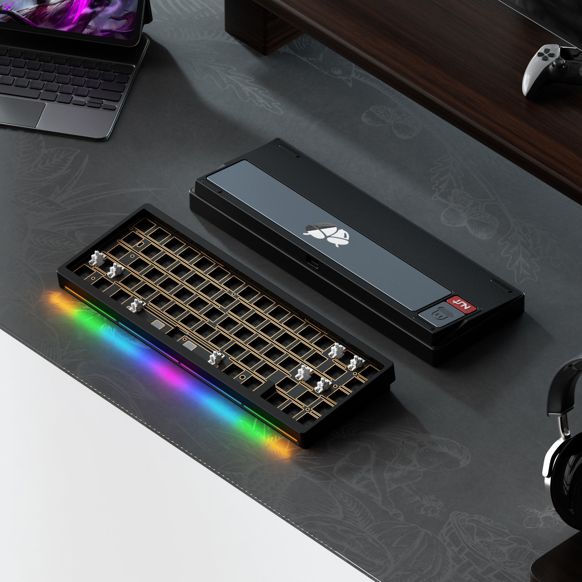 NUT 65 Anodized black