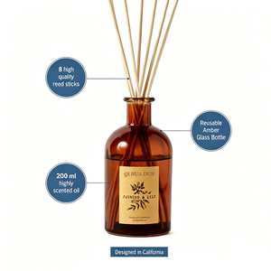 Recharge de diffuseur à bâtonnets de luxe longue durée à l'arôme de jasmin et de lys pour la maison et l'hôtel, compatible avec les diffuseurs à bâtonnets et les flacons de diffuseur. - Product Image 2