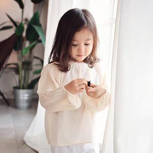 Camiseta lisa con mangas abullonadas para niñas, en blanco, para pedido de comprador en Mumbai, de proveedor chino - Product Image 3