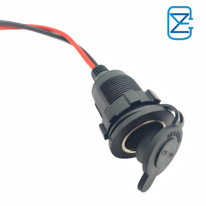 ที่ชาร์จ USB และช่องจุดบุหรี่แบบกันน้ำ IP68 12V-24V DC พร้อมฟิวส์ในตัวและชุดสายไฟสำหรับเรือเดินทะเล รถบ้าน รถบรรทุก - Product Image 4