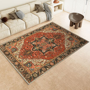 Boho tapis lavable A La Machine tapree chevet antiderapant Doux Bas velours Fleurs - Product Image 1