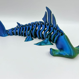 Esqueleto de Tubarão Martelo Impresso em 3D com Juntas Totalmente Móveis que Podem Se Movimentar Livremente, Presente Criativo - Product Image 5