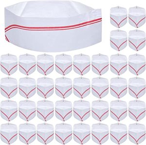 Offre Spéciale blanc réglable Restaurant cuisine papier bateau chapeau de chef pour adultes - Product Image 4