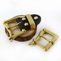 Meetee AP274 40MM Boucle de Ceinture pour Homme Boucle de Ceinture à Clip en Laiton Solide Décontracté Haut de Gamme