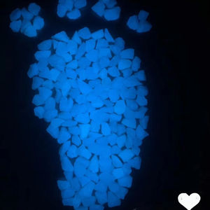 Guijarros de piedra artificial que brillan en la oscuridad guijarros grava fotoluminiscente para camino de entrada jardín caminos al aire libre piedras de pavimentación luminosas - Product Image 1