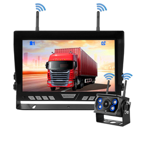 หน้าจอ DVR ขนาด 10.1 นิ้ว แบบแยกช่องสัญญาณ 1ch/2ch/4ch พร้อมชุดกล้องมองหลังไร้สายกันน้ำ 1 ตัว/2 ตัว/4 ตัว สำหรับช่วยถอยจอด - Product Image 5