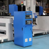 Machine de gravure sur bois CNC 5 axes haute précision 360 °   Rotation pour le fraisage avant, arrière et inférieur