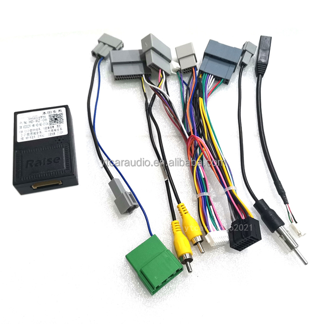 Car 16Pin Android Stereo Power Wiring Harness With Canbus + USB for Honda Civic 1.5T(16-19)/CRV (17-19)/Breeze(2020+)