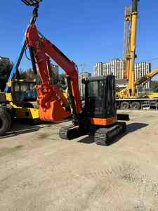 Mini-excavatrice sur chenilles Hitachi ZX50 d'occasion du Japon, 5 tonnes, avec lame de bulldozer, Hitachi 50 d'occasion - Product Image 5