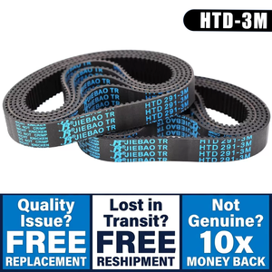 제조업체 공급 JIEBAO HTD870-3M 동기식 톱니 벨트, 다양한 폭의 HTD3M 타이밍 벨트 산업 유통업체 - Product Image 1