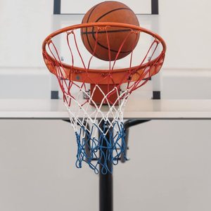 Ngoài Trời Trong Nhà Xách Tay Bóng Rổ <span class=keywords><strong>Hoop</strong></span> Vòng Mini Bóng Rổ Rim Với <span class=keywords><strong>Net</strong></span> Màu Trắng Tinh Khiết Bóng Rổ Lưới - Product Image 3