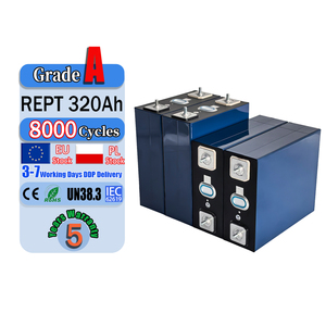 แบตเตอรี่ลิเธียมไอรอนฟอสเฟต (LiFePO4) เกรด A ยี่ห้อ REPT 3.2V 320Ah จากโปแลนด์ พร้อมบริการจัดส่งแบบ DDP สำหรับเก็บพลังงานแสงอาทิตย์ภายในบ้าน 8000 รอบการใช้งาน ของใหม่ - Product Image 1