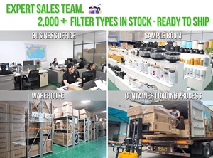 กรองน้ำมันเครื่องดีเซลรถบรรทุกโคมาย รุ่น 23075367 สำหรับรถขุดวอลโว่ บายพาส 210 S40 D13 Fm Kit D16 Penta - Product Image 4