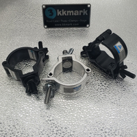 Kkmark Light Duty 100KG Global ADJ Mini Pince de fixation en aluminium pour truss 360° pour tubes de 2 pouces