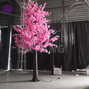 Beautiful Outdoor Garden IP65 Waterproof Commercial <b>LED</b> Luminous Artificial Sakura Cherry Blossom Tree for Christmas Decoration - Product Image 6
