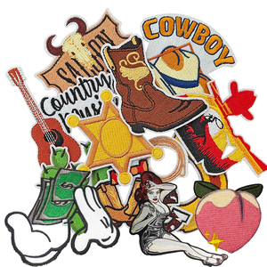 Servizio <span class=keywords><strong>Online</strong></span> 24h, Produttore Cinese di Toppe Ricamate Personalizzate con Logo, Design su Misura, Applicazione a Caldo - Product Image 1