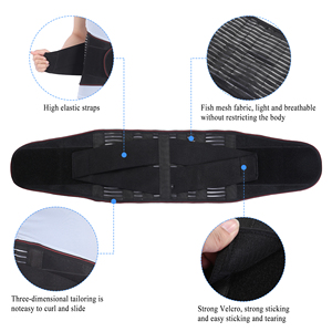 Chất lượng cao Đôi Kéo thắt lưng có thể điều chỉnh hỗ trợ thể thao Corset thấp hơn trở lại eo cú đúp để giảm đau mùa hè y tế - Product Image 5