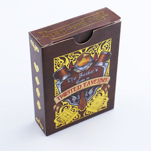 Cartes Oracle personnalisées d'usine Surface de bordure dorée Emballage personnalisé Tarot <span class=keywords><strong>Mots</strong></span> clés Vérité cachée Cartes à jouer Oracle - Product Image 2