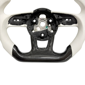 Volant personnalisé pour <span class=keywords><strong>Audi</strong></span> A4 B9 A4L RS4 A5 S5 S6 F5 SQ5 FY A3 S3 Q7 Q8 4M A8 D5 TT 8S A6 <span class=keywords><strong>A7</strong></span> C8 Volant en fibre de carbone - Product Image 4