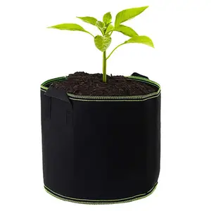 Custom OEM 1-500 Gallon Vegetable Potato Garden Felt Fabric Pot Planting Grow Bags For Plants