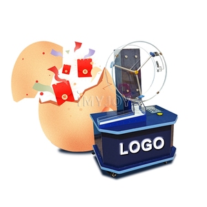 Gravité personnalisable pick lucky dip électrique acrylique smart <span class=keywords><strong>loto</strong></span> draw 100 ping pong balles loterie grue griffe machines de codage - Product Image 1