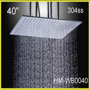 <span class=keywords><strong>Soffione</strong></span> Doccia <span class=keywords><strong>Quadrato</strong></span> da 40 Pollici a Pioggia per Soffitto, per Bagno - Product Image 2