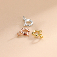 Résultats de fabrication de bijoux bijoux plaqué or 18 carats fermoir à ressort en argent sterling 925
