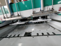 Machine de fabrication de sacs T-shirt en plastique HDPE/LDPE numérique automatique à deux lignes pour emballage alimentaire avec composants essentiels PLC et moteur RQJX
