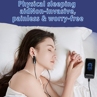 Masseur auriculaire ergonomique à micro-courant doux, appareil de massage rechargeable, outil de relaxation pour la chambre à coucher et le repos quotidien