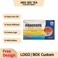 Vente en Gros Promotion Hommes Thé Énergisant Maca Thé Sexuel Prostate Thé Forte Impuissance