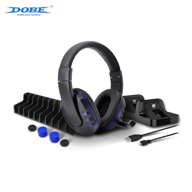 TP4-18101 5 in 1 Game Pack Wired Headphone Earphones Game for PS4 Accessories for PS4 Ear Wired Headphones for PS4