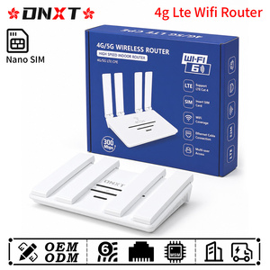 Router wifi DNXT 4g lte LTE Cat4 2.4GHz wifi 6 con antena plegable, router wifi 4g de 300Mbps, WPS, router wifi 4g para uso doméstico - Product Image 1