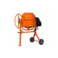 Nouvelle mini bétonnière portable 180L-240L avec moteur et pompe, haute puissance et déchargement manuel