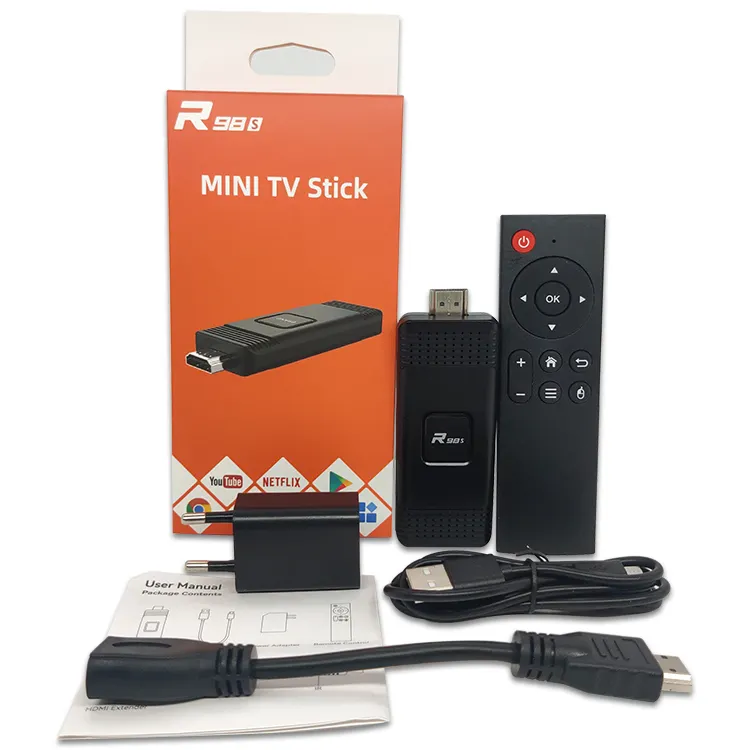 Fire tv stick R98S Wi-Fi 2,4g/5g 4 ГБ ОЗУ 32 Гб ПЗУ высокопроизводительный чип Wi-Fi 2,4g/5g full 4k hd smart tv stick