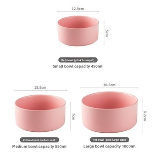 Venta al por mayor de cuenco de cerámica para perros y gatos con logotipo personalizado - Product Image 6
