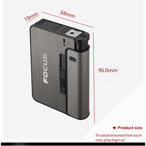 CC261001 Thuốc Lá Trường Hợp Kim Loại Nhôm Tùy Chỉnh Trường Hợp Nhựa Thuốc Lá Kim Loại <span class=keywords><strong>10</strong></span> Pcs Thuốc Lá Hộp Với Nhẹ Hơn - Product Image 3