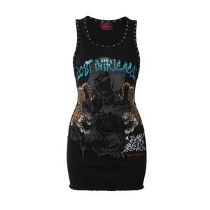 Nuovo Abito Estivo da Donna con Stampa e Borchie, Vestito Sexy Senza Maniche, <span class=keywords><strong>Mini</strong></span> Abito Aderente, Outfit Streetwear - Product Image 6